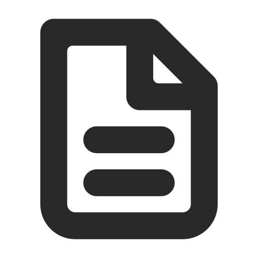Document Generic Basic Outline icon
