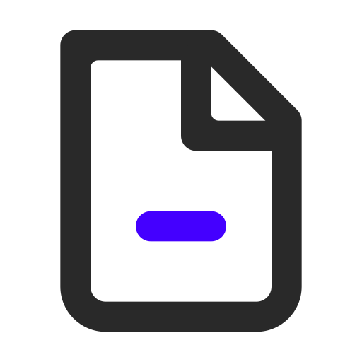 ファイルを削除する Generic Outline Color icon