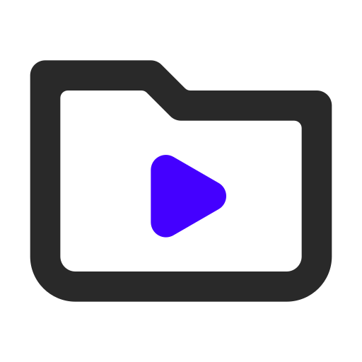 vídeo Generic Outline Color icono