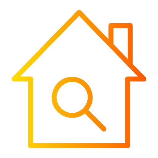 Search house Generic Gradient icon