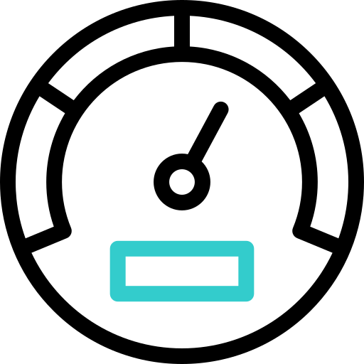 velocímetro Basic Accent Outline icono