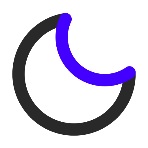 ダークモード Generic Outline Color icon