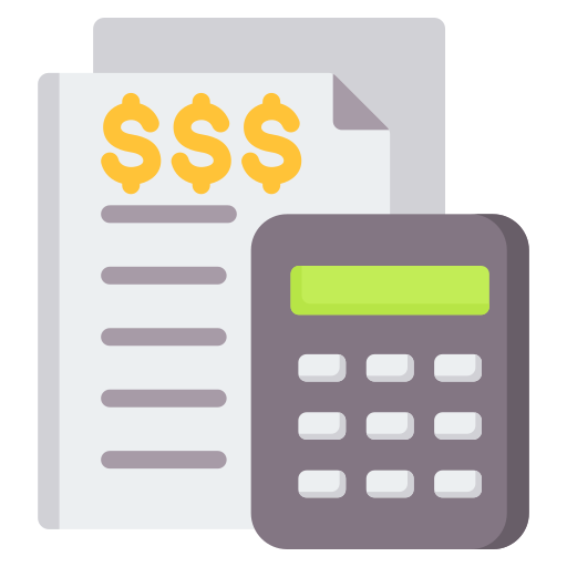 Financial statements Generic Flat icon