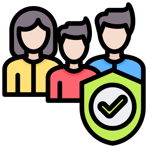 가족 보험 Generic Outline Color icon