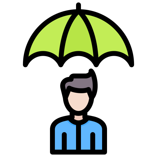 保険 Generic Outline Color icon