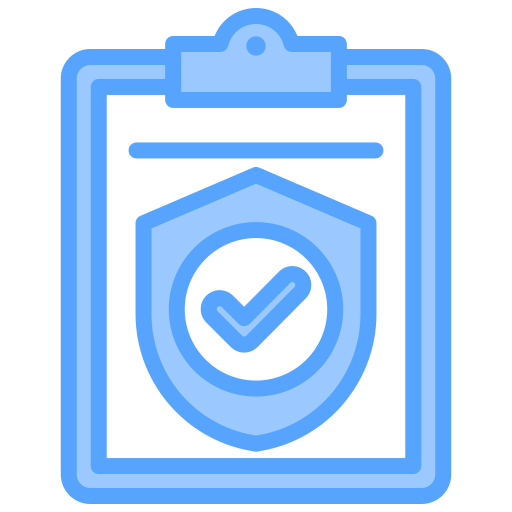 보험 정책 Generic Blue icon
