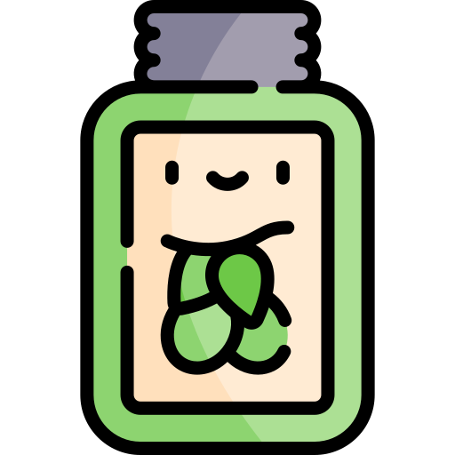 Оливковое масло Kawaii Lineal color иконка