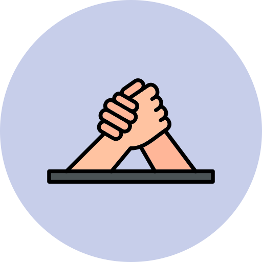 Arm wrestling Generic Outline Color icon