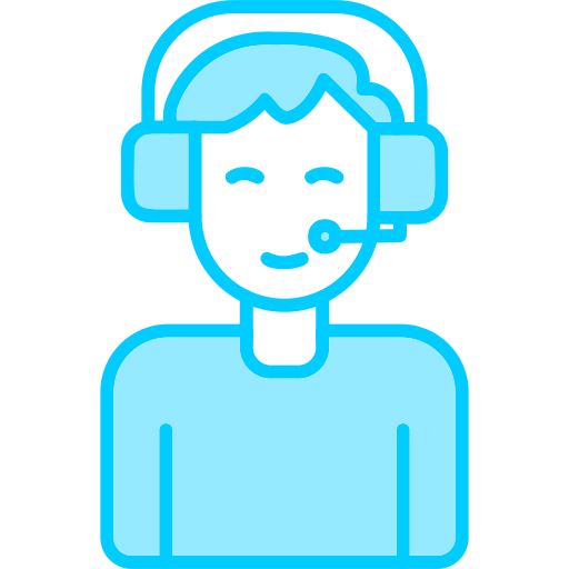 Customer service Generic Blue icon