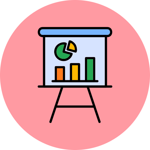 Presentation Generic Outline Color icon