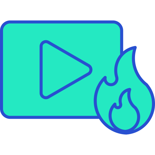 video im trend Generic Outline Color icon