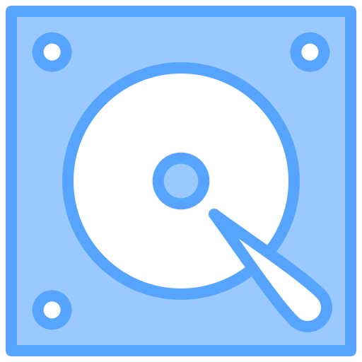 disco rígido Generic Blue Ícone