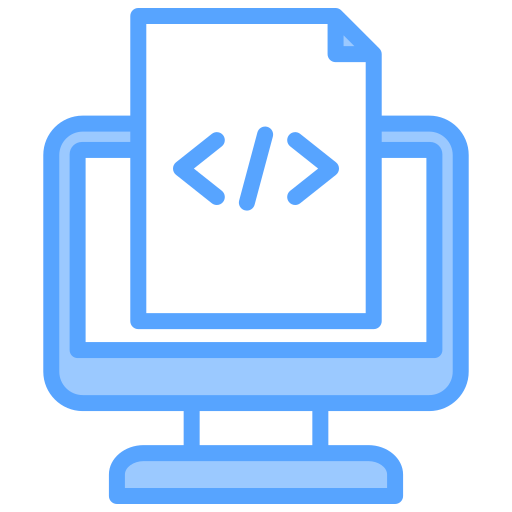 코딩 Generic Blue icon