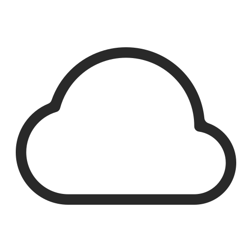 Cloud Generic Detailed Outline icon