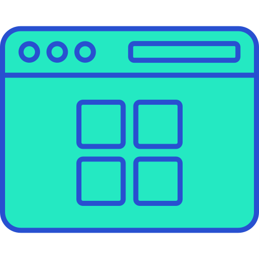 panel Generic Outline Color ikona
