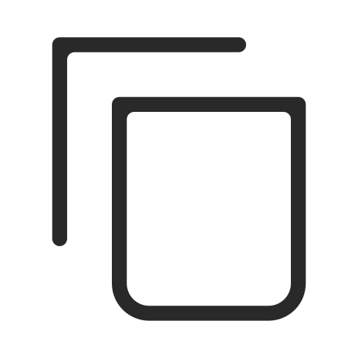 Copy Generic Detailed Outline icon