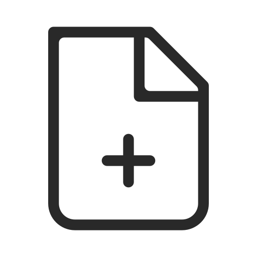 Add file Generic Detailed Outline icon