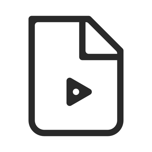 videodatei Generic Detailed Outline icon