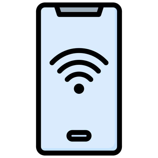 conexión wifi Generic Outline Color icono