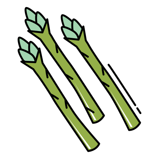 Asparagus Generic Thin Outline Color icon