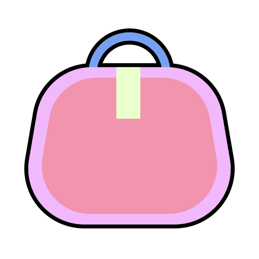 vrouwen tas Generic Outline Color icoon