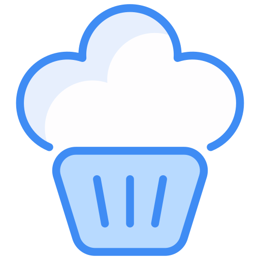 カップケーキ Generic Blue icon