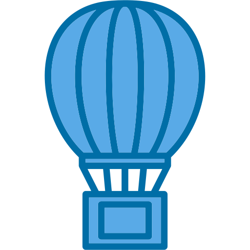balão de ar Generic Blue Ícone