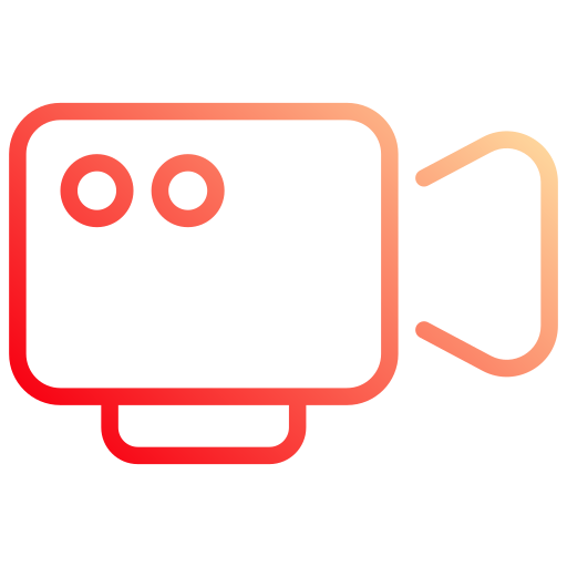 camara de video Generic Gradient icono
