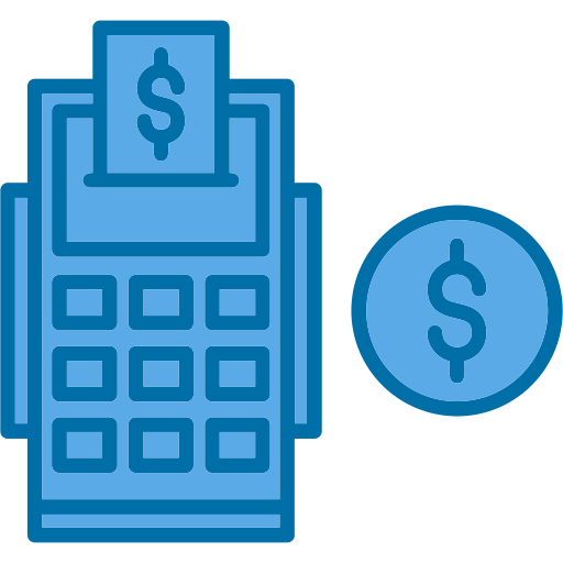 Cash payment Generic Blue icon