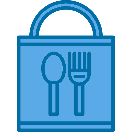 paquete de comida Generic Blue icono