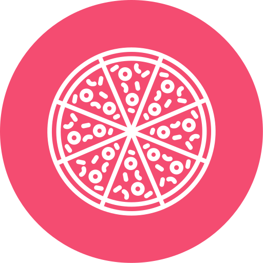 pizza Generic Flat Icône