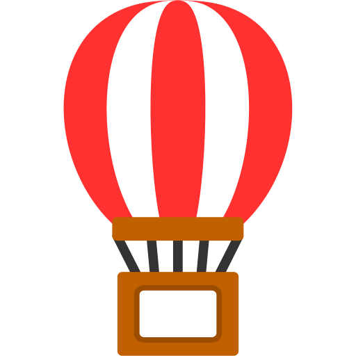 luchtballon Generic Flat icoon