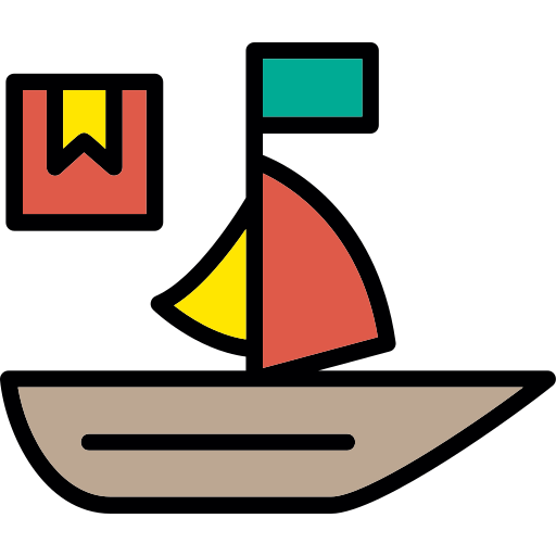 ボート Generic Outline Color icon