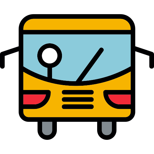公共交通機関 Generic Outline Color icon