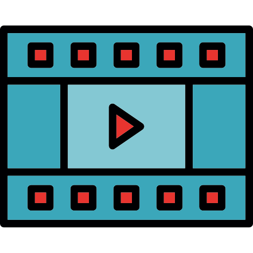 editor de video Generic Outline Color icono