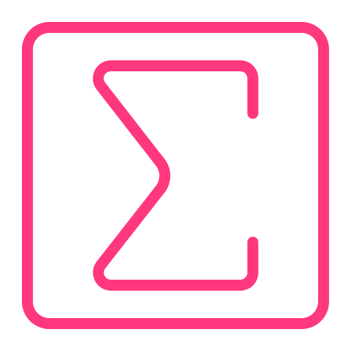 シグマ Generic Outline Color icon