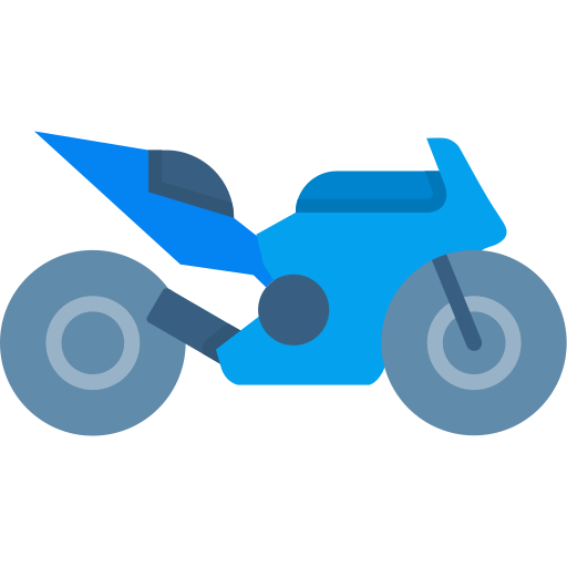 レースバイク Generic Flat icon
