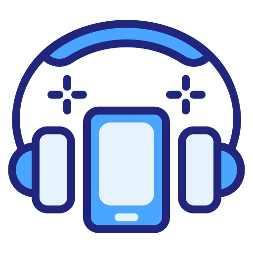 guide audio Generic Blue Icône