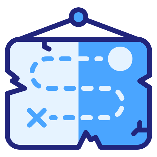 Map Generic Blue icon