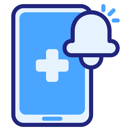 gezondheid-app Generic Blue icoon