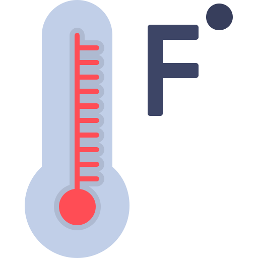 Fahrenheit degrees Generic Flat icon