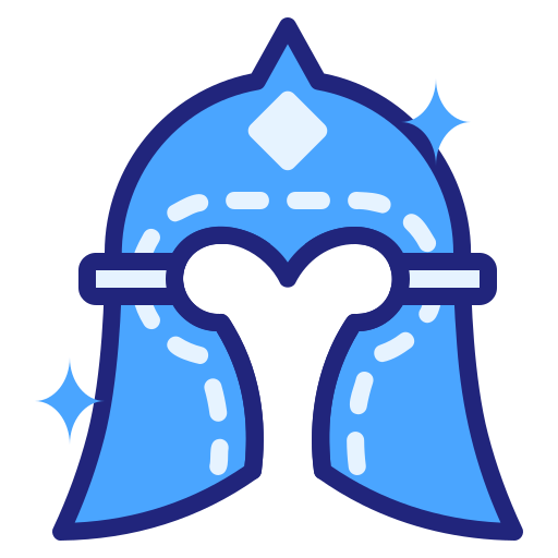 casco Generic Blue icona