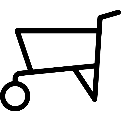 carretilla Kiranshastry Lineal icono