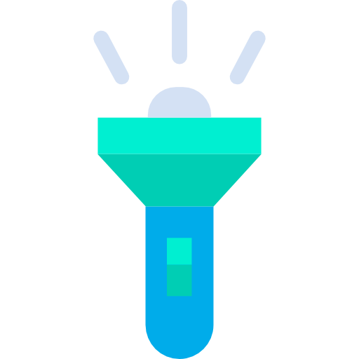 taschenlampe Kiranshastry Flat icon