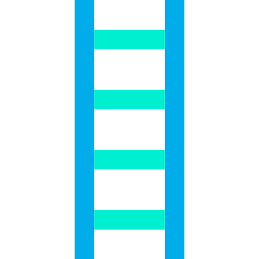 escalera Kiranshastry Flat icono
