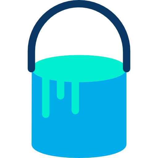 Paint bucket Kiranshastry Flat icon