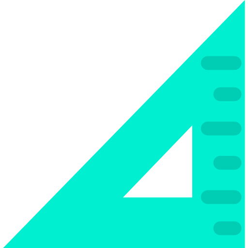 三角定規 Kiranshastry Flat icon