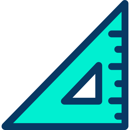 三角定規 Kiranshastry Lineal Color icon
