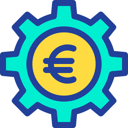 euro Kiranshastry Lineal Color icona