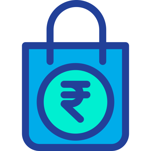bolsa de la compra Kiranshastry Lineal Color icono